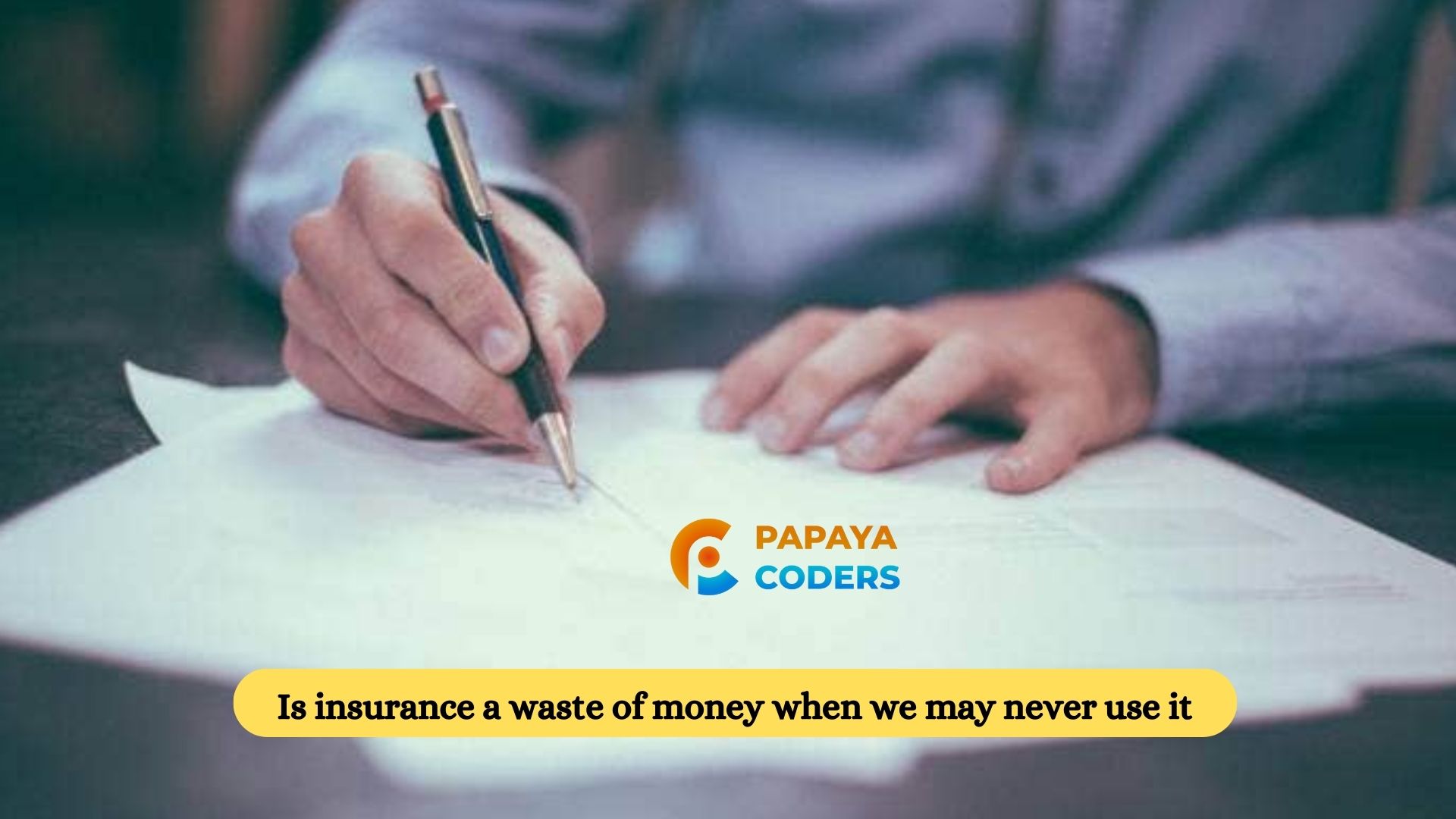 Is insurance a waste of money when we may never use it