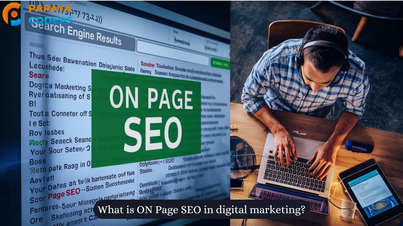 What is ON Page SEO in digital marketing