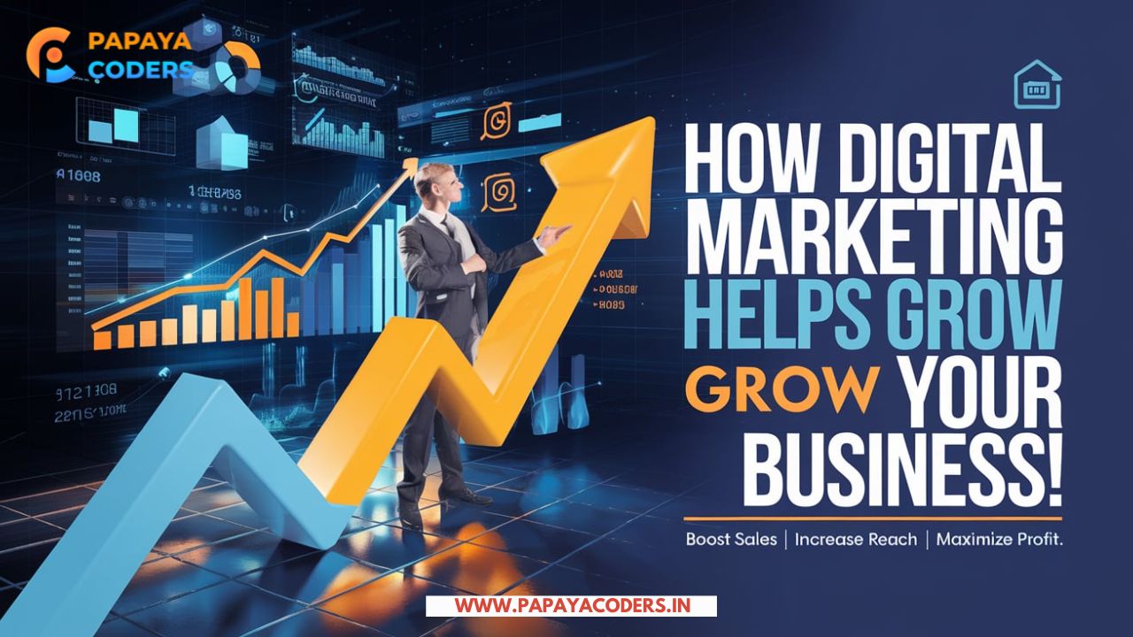 How Digital Marketing Helps to Grow Your Business – Boost visibility, drive traffic, and increase conversions with effective online strategies.