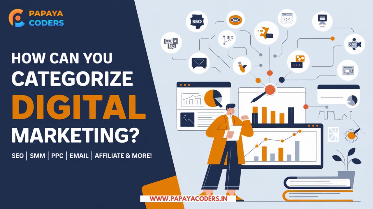 How can you Category Digital Marketing ??? – Explore different types like SEO, PPC, social media, and content marketing.