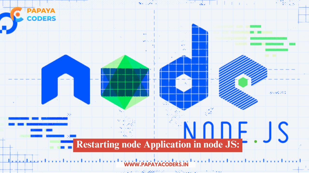 Restarting node Application in node JS